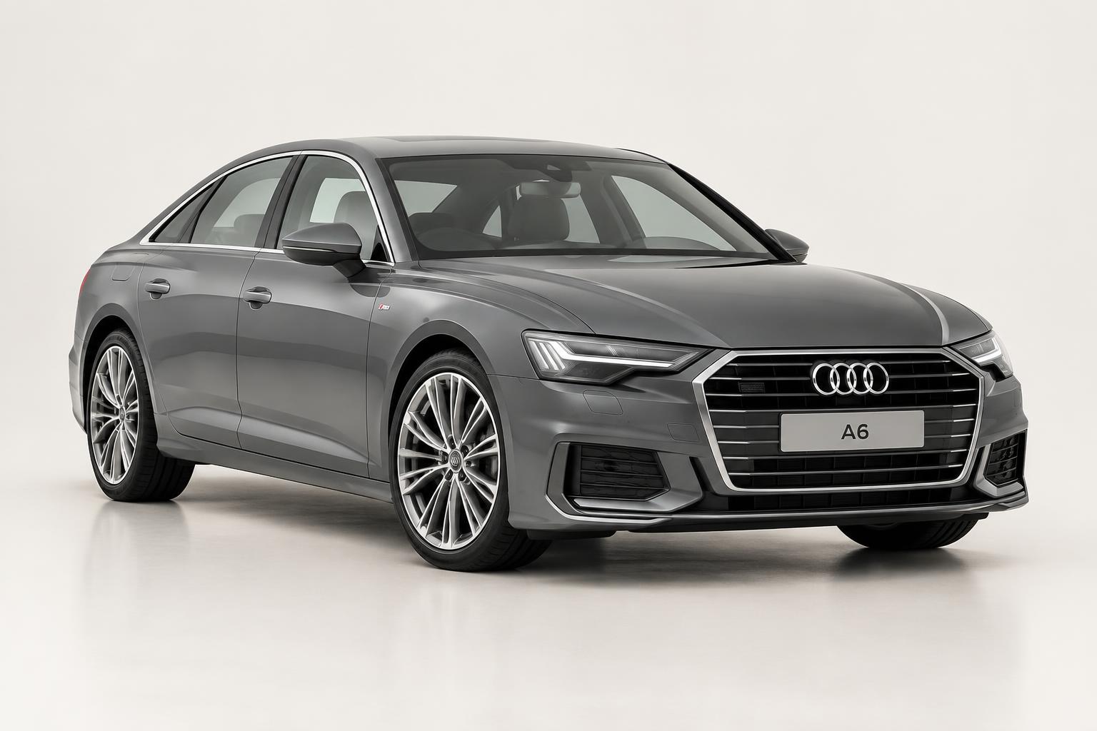 Audi A6 2024 in grijs huren bij MalaCars Nederland