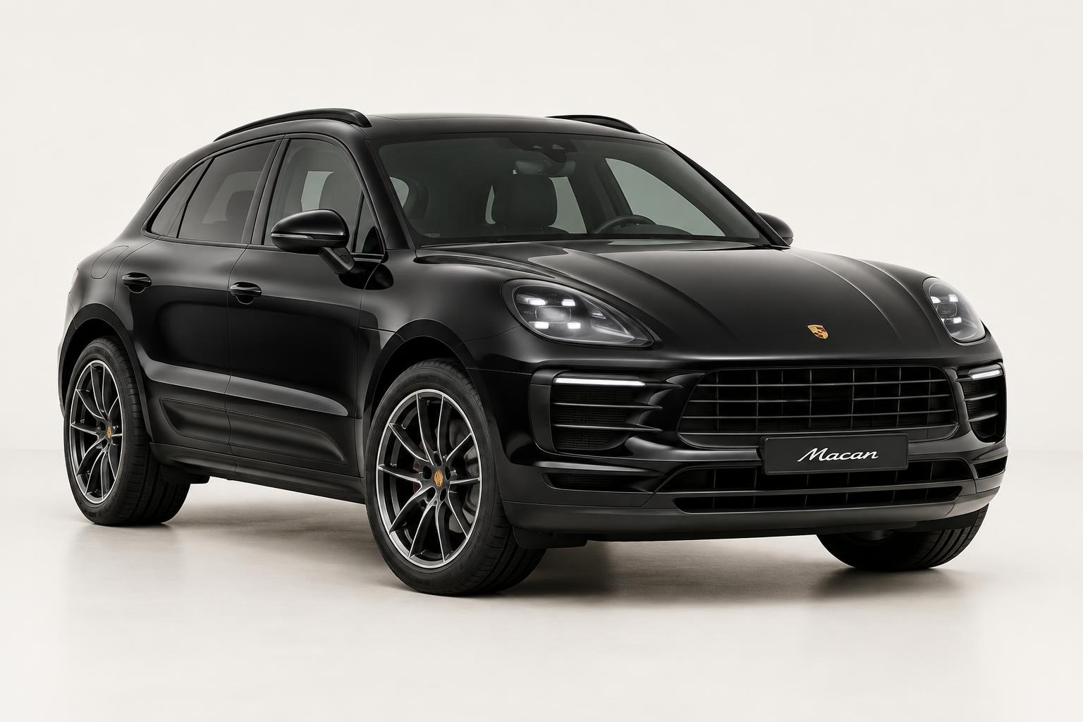 Porsche Macan 2023 in zwart huren bij MalaCars Nederland