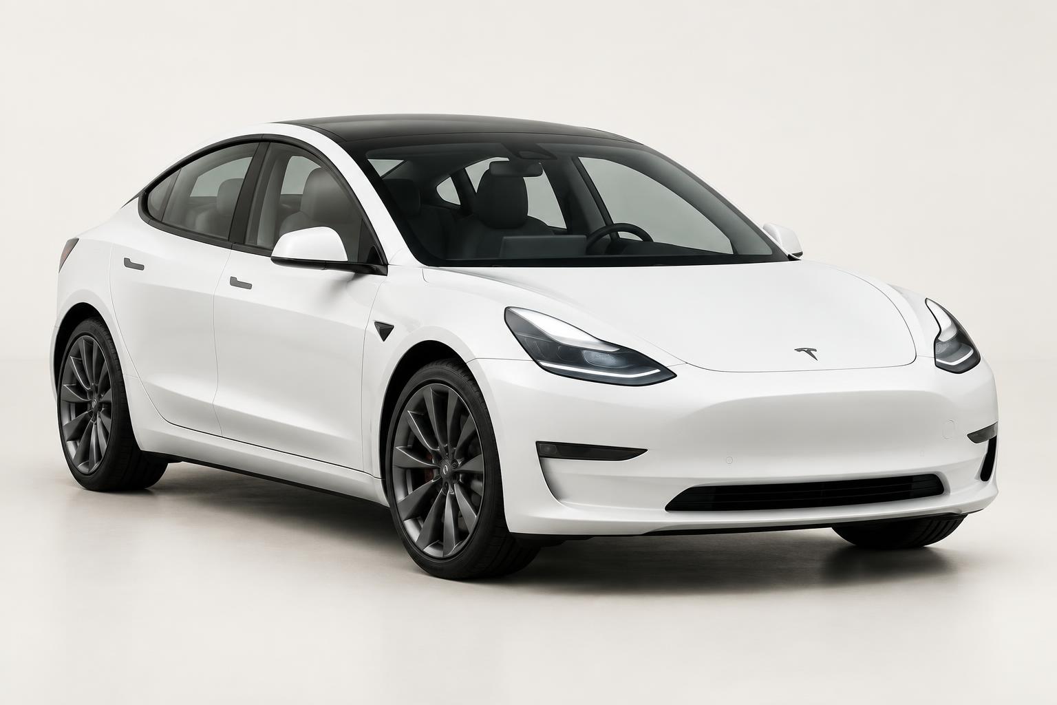 Tesla Model 3 2024 in wit huren bij MalaCars Nederland